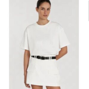 NWT Dissh Brooklyn white skort US 10